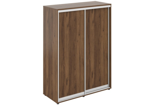 Шкаф-купе высокий 2 штанги (задняя стенка ЛДСП) Индиго Вуд, цвет дуб модена