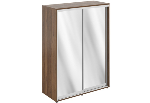 Шкаф-купе высокий с полками (задняя стенка ЛДСП) Индиго Вуд, цвет дуб модена