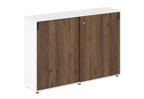 Шкаф-купе средний Индиго Вуд, цвет дуб модена + белый