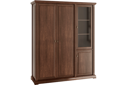 Гардероб с одностворчатым шкафом Ричард, цвет дуб шоколад