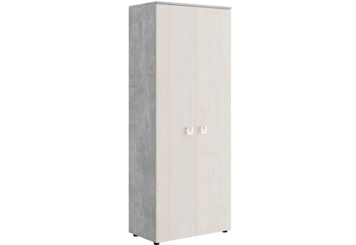 Гардероб Челси, цвет дуб шамони светлый + бетон светлый