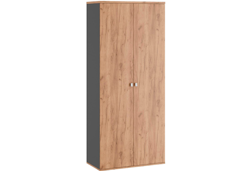 Гардероб Эрника, цвет дуб крафт + антрацит