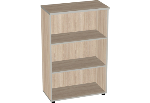 Стеллаж широкий средний Валенсия, цвет дуб сонома