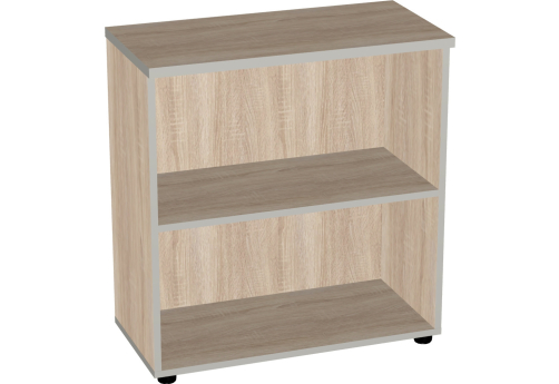 Стеллаж широкий низкий Валенсия, цвет дуб сонома