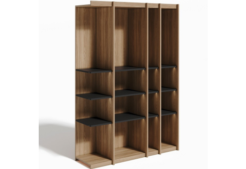 Открытая секция Франклин Люкс, цвет дуб