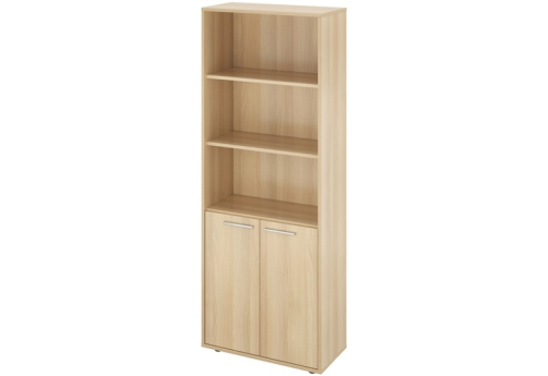 Шкаф высокий широкий (3 открытые полки), цвет акация