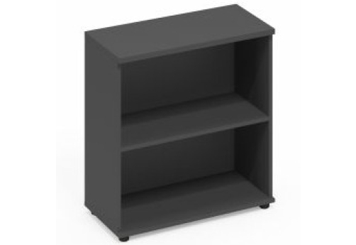 Стеллаж низкий широкий Мира Нумо, цвет антрацит премиум