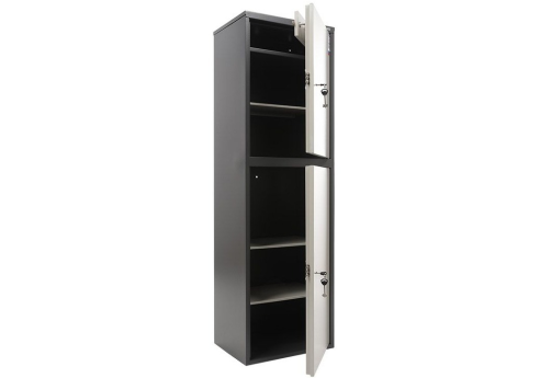 Шкаф бухгалтерский МФ1013, цвет графит + светло-серый