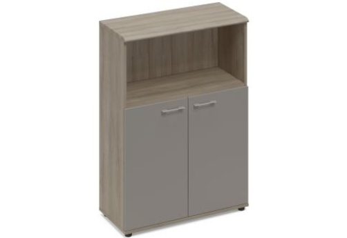 Шкаф средний полузакрытый Види Вуд, цвет вяз + мокко