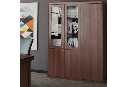 Шкаф с отделением для одежды Шарден, цвет темный орех