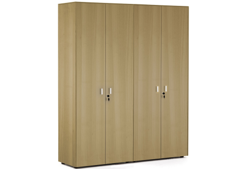 Шкаф для бумаг х 2, цвет эвкалипт светлый + хром