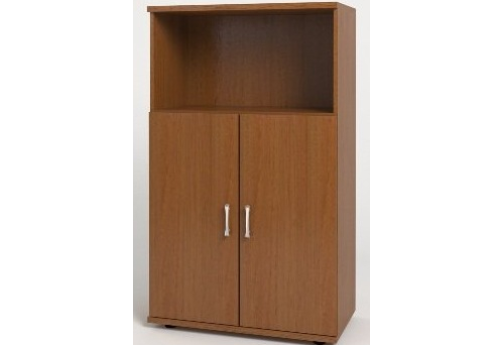 Шкаф средний широкий (1 открытая полка), цвет орех