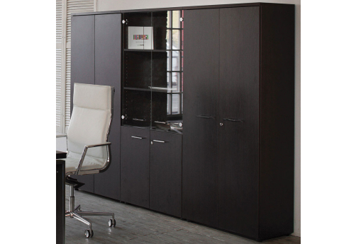 Группа шкафов Фортис, цвет венге