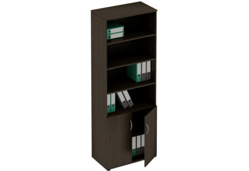 Шкаф для документов полузакрытый Тарли, цвет венге