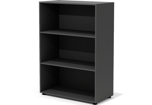 Стеллаж средний широкий Адриатика, цвет антрацит