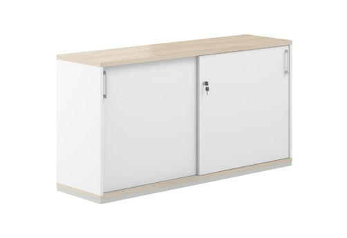 Шкаф-купе 2 уровня Фламинго, цвет белый + акация