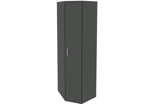 Гардероб угловой Нотте, цвет антрацит
