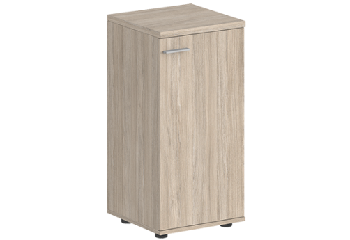 Шкаф низкий с задней стенкой ЛДСП правый Индиго Вуд, цвет дуб светлый