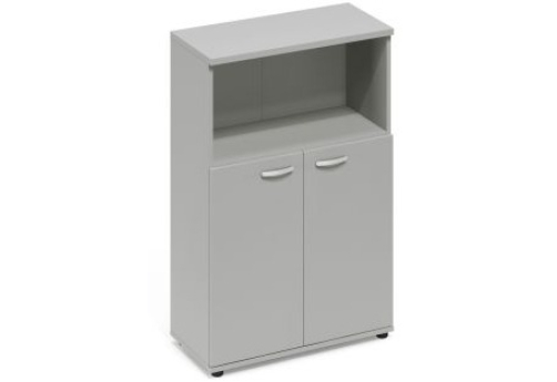 Шкаф средний полузакрытый Мира Нумо, цвет серый