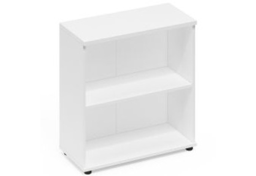 Стеллаж низкий широкий Мира Нумо, цвет белый премиум
