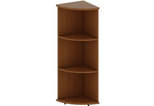 Стеллаж средний угловой, цвет орех