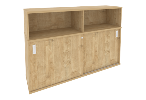 Шкаф-купе приставной/опорный, цвет тиквуд светлый