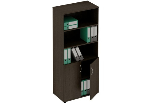 Шкаф для документов полузакрытый Тарли, цвет венге