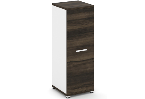 Шкаф одна узкая секция 3 ниши (фасад ЛДСП, 3 ниши) Динен, цвет дуб мали-белый