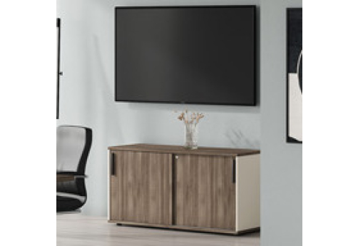 Шкаф-купе низкий Лонди, цвет дуб шамони темный