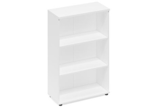 Стеллаж средний широкий Мира Нумо, цвет белый премиум