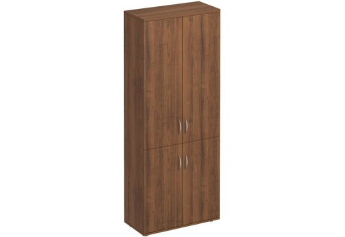 Шкаф для документов закрытый 4 двери Прайм, цвет орех