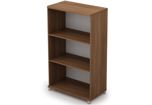 Стеллаж средний широкий Деко, цвет шамони темный