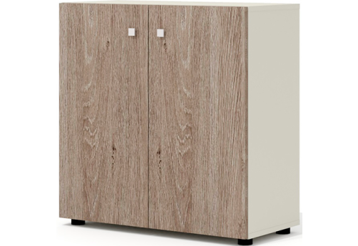 Шкаф низкий широкий Некста, цвет дуб + беж