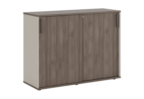 Шкаф-купе средний, цвет шамони темный