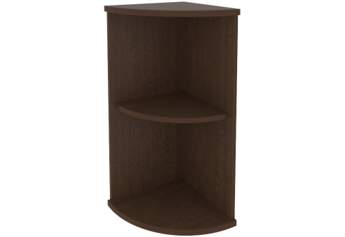 Стеллаж угловой, цвет венге