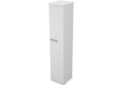 Пенал высокий закрытый Платинум Персонал, цвет белый премиум