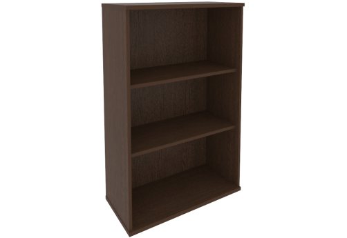 Стеллаж средний открытый, цвет венге