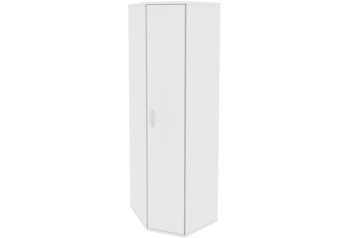 Шкаф угловой, цвет белый