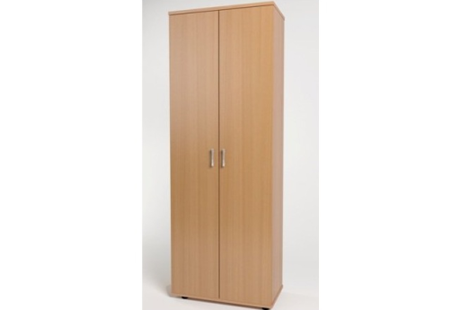 Шкаф высокий широкий закрытый, цвет бук