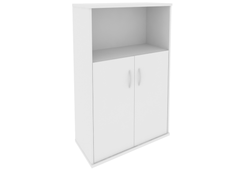 Шкаф средний с полкой, цвет белый