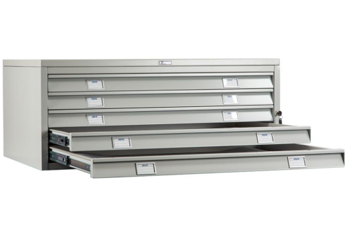 Картотека МФ1139 (верх), цвет серый полуматовый