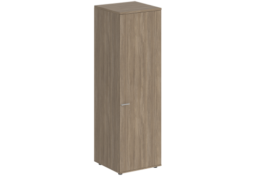 Гардероб с задней стенкой ЛДСП правый Индиго Вуд, цвет дуб темный