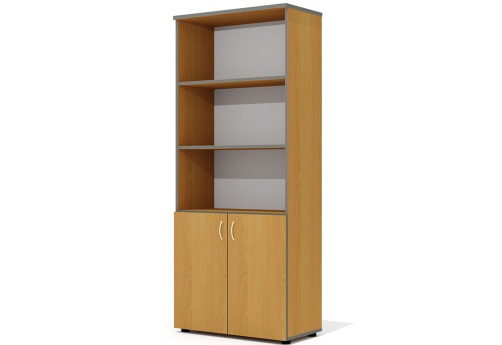Шкаф высокий широкий (3 открытые полки) Колибри, цвет ольха