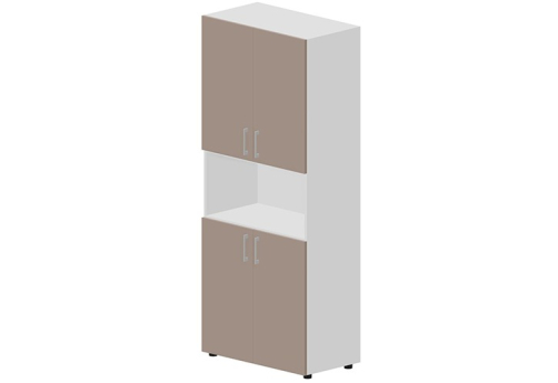 Шкаф высокий с нишей Киви, цвет тортора