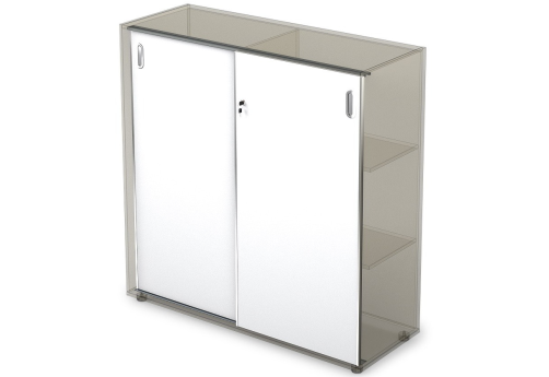 Шкаф-купе, цвет белый премиум