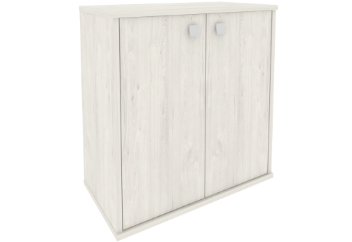 Шкаф низкий широкий закрытый, цвет дуб наварра