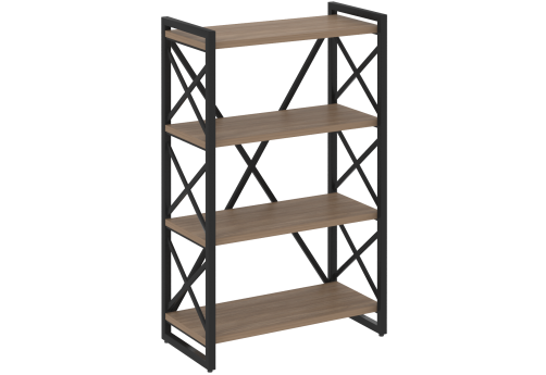 Стеллаж Европа, цвет дуб аризона + черный