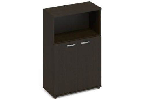 Шкаф средний полузакрытый Мира Нумо, цвет венге