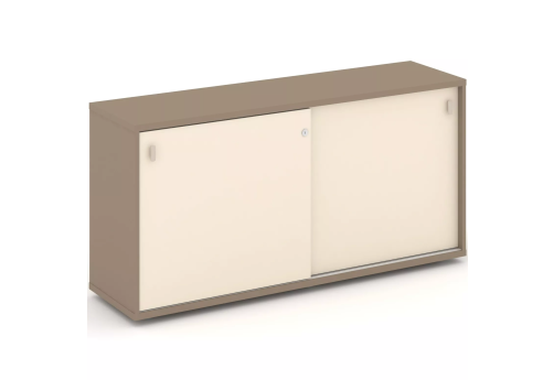 Шкаф-купе приставной, цвет латте + сатин