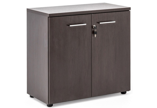 Шкаф низкий широкий закрытый, цвет венге